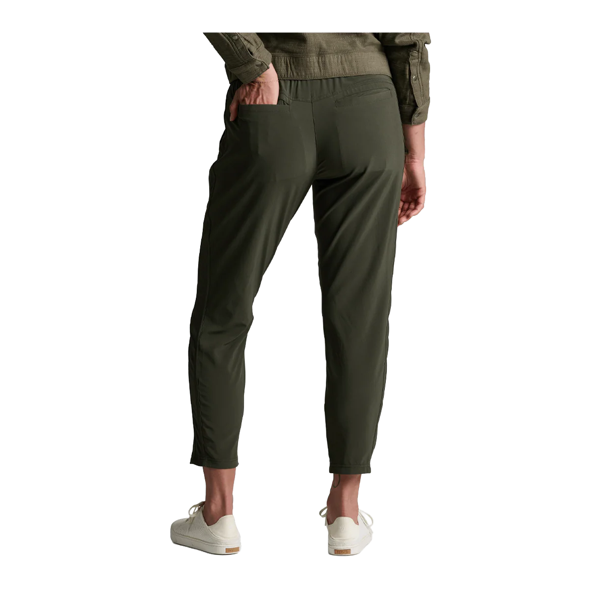 KUHL WOMEN'S VANTAGE CROP PANT - BLACK OLIVE - Image 2