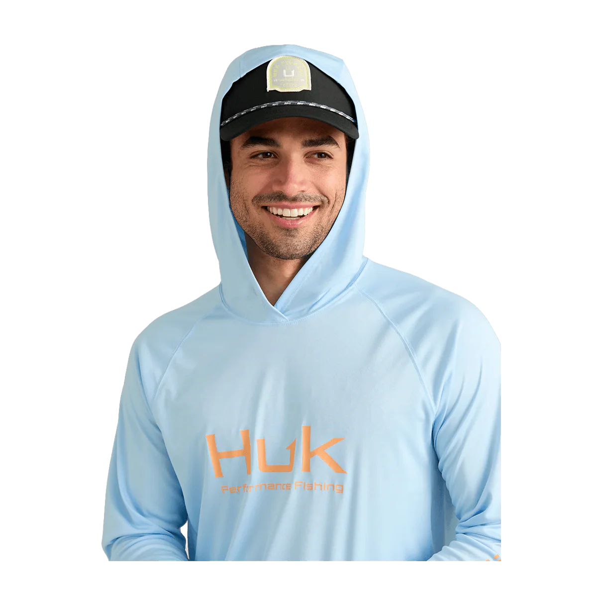 HUK PURSUIT PERFORMANCE L/S HOODIE - COASTAL DRIFT - Image 3