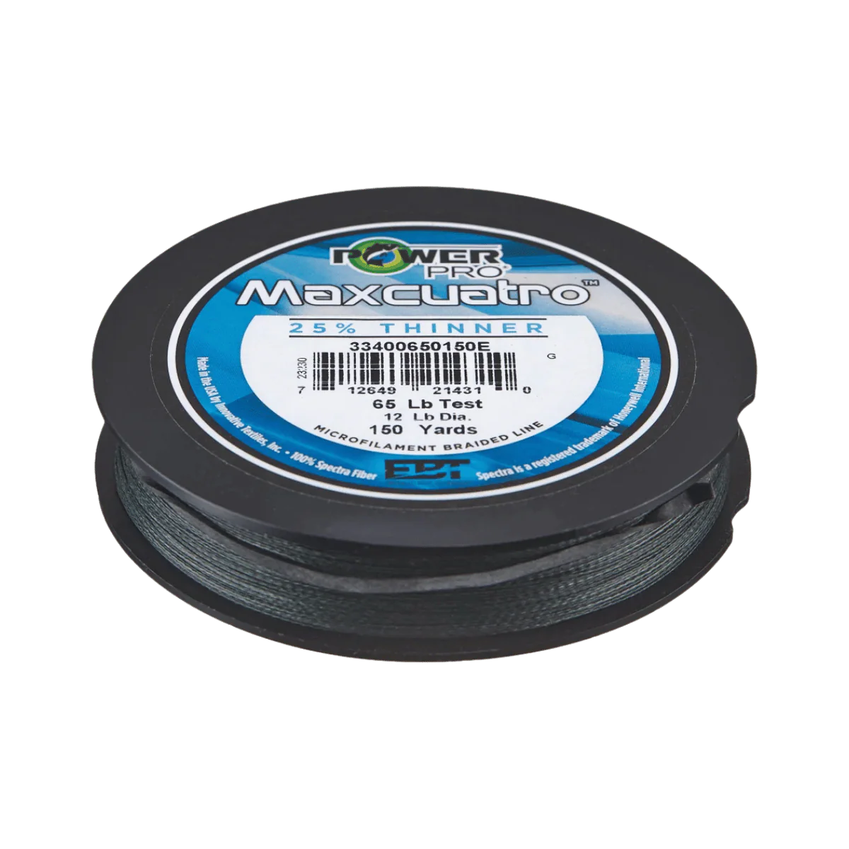 POWER PRO MAXCUATRO 150YD 65 LBS MOSS GREEN