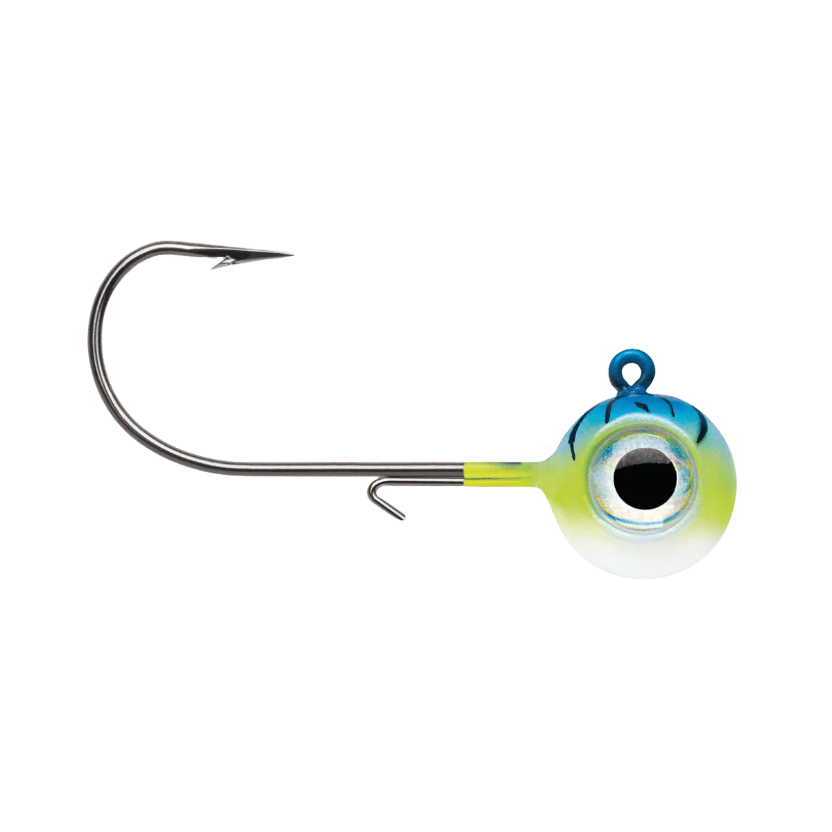 VMC NEON MOON EYE JIG - 1/32OZ - BLUE FIRE UV