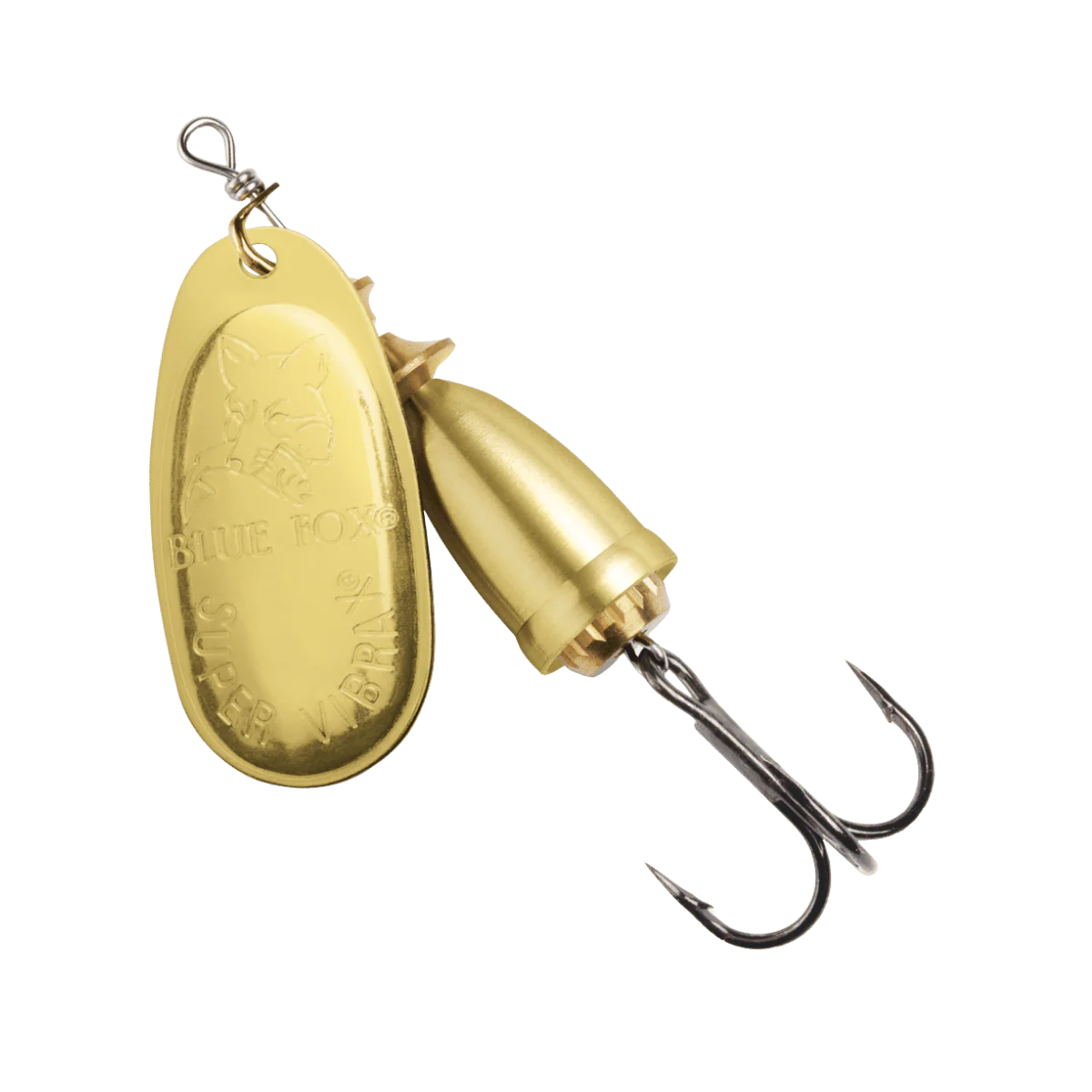 BLUE FOX CLASSIC VIBRAX PLATED 3/16OZ GOLD/GOLD