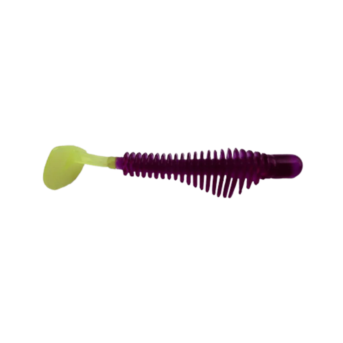 B-FISH-N PULSER PADDLE TAIL 8PK 2.45IN PURPLE/CHARTREUSE TAIL