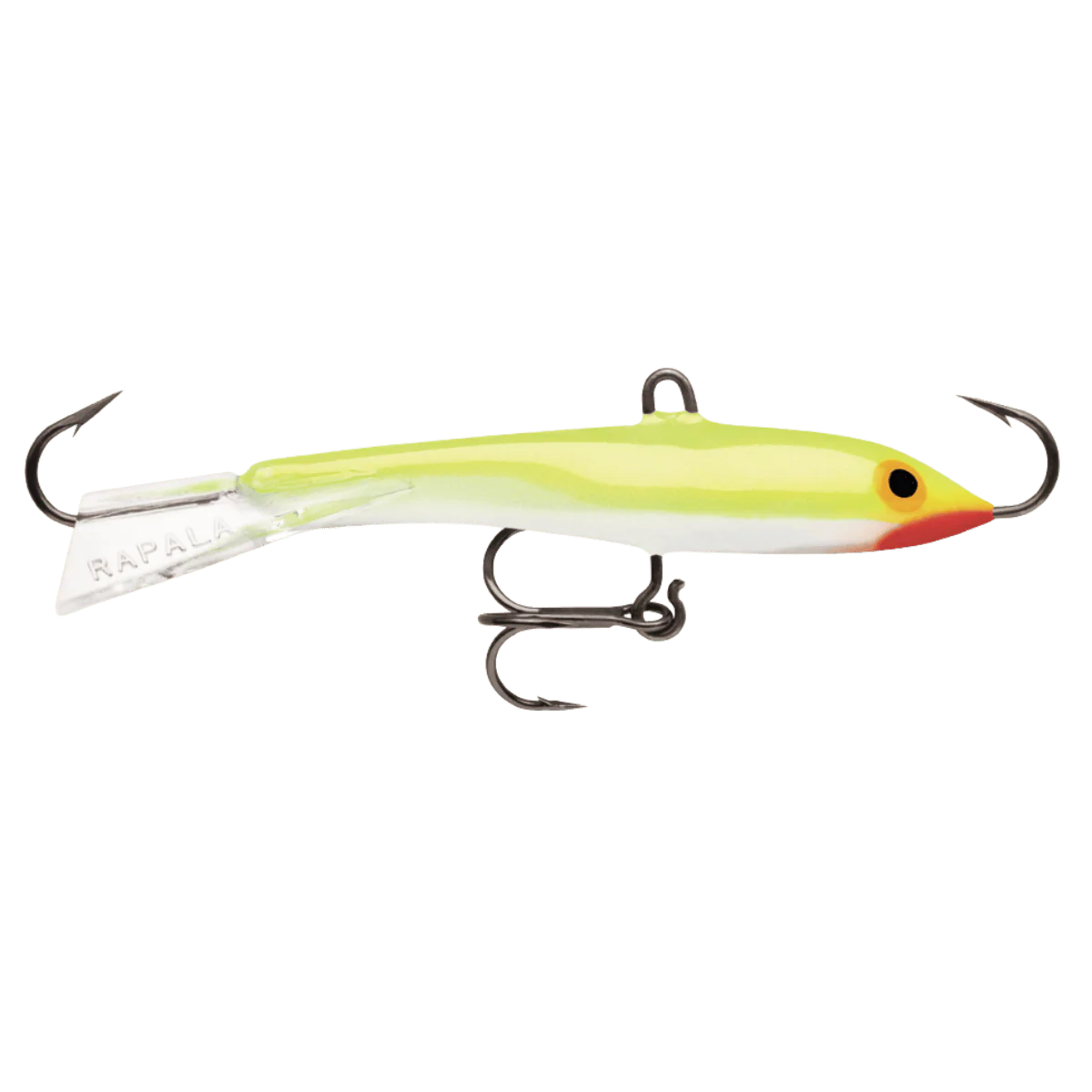 RAPALA JIGGING RAP 07 - SILVER FLUORESCENT CHARTREUSE 2-3/4IN