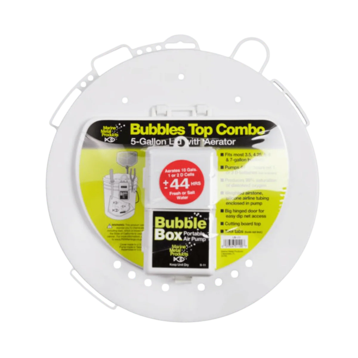 MARINE TOP COMBO LID W/AERATOR
