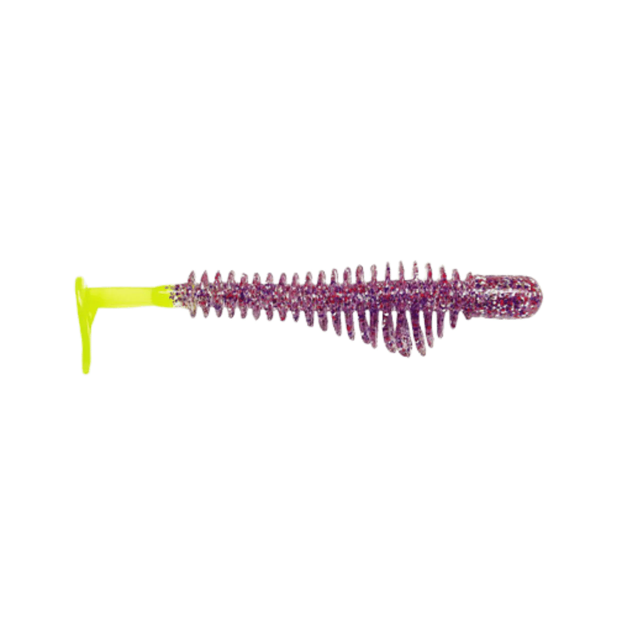 B-FISH-N PADDLETAIL 12PK 3.25IN PURPLE CRACKER/CHART TAIL
