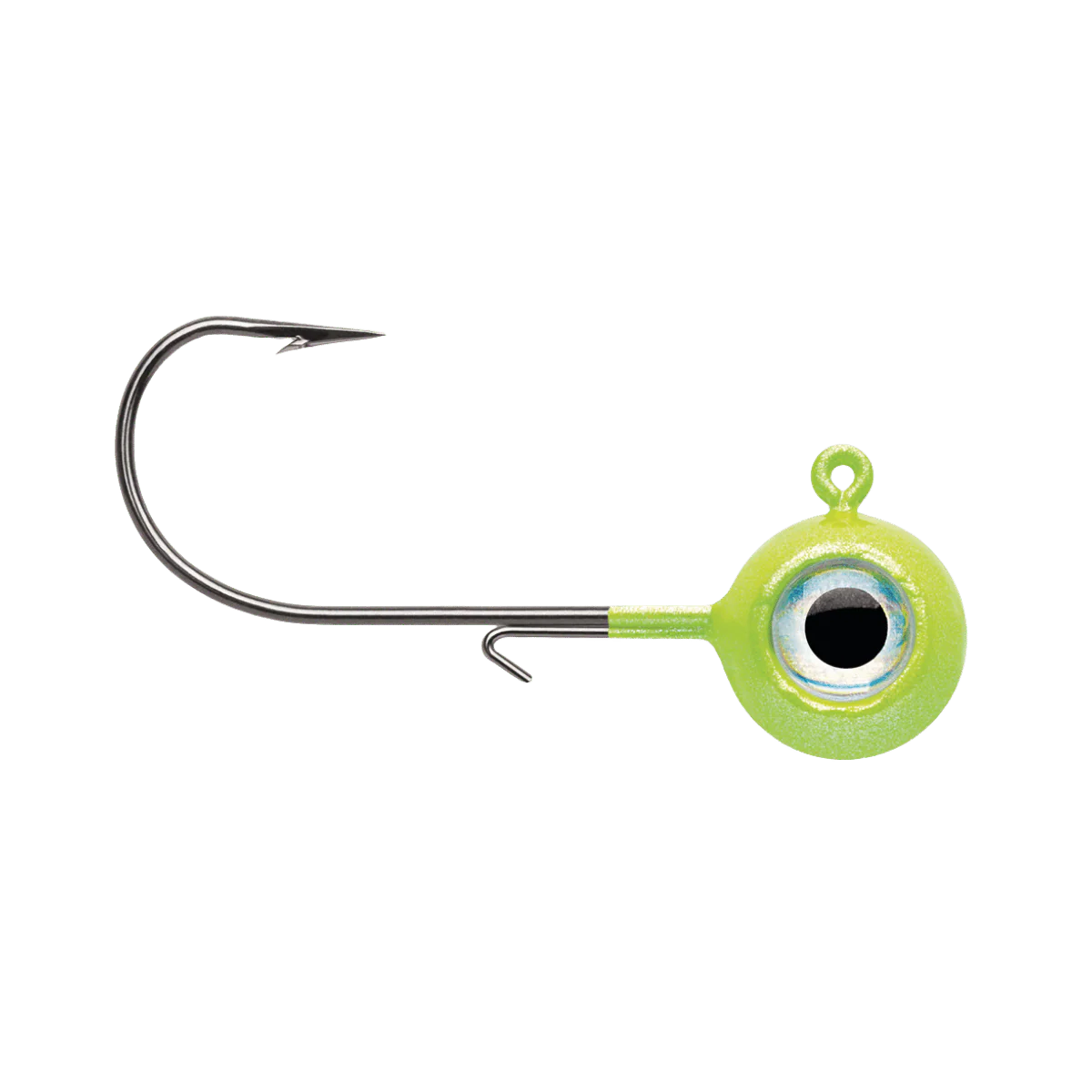 VMC NEON MOON EYE JIG 1/32OZ - GLOW CHARTREUSE