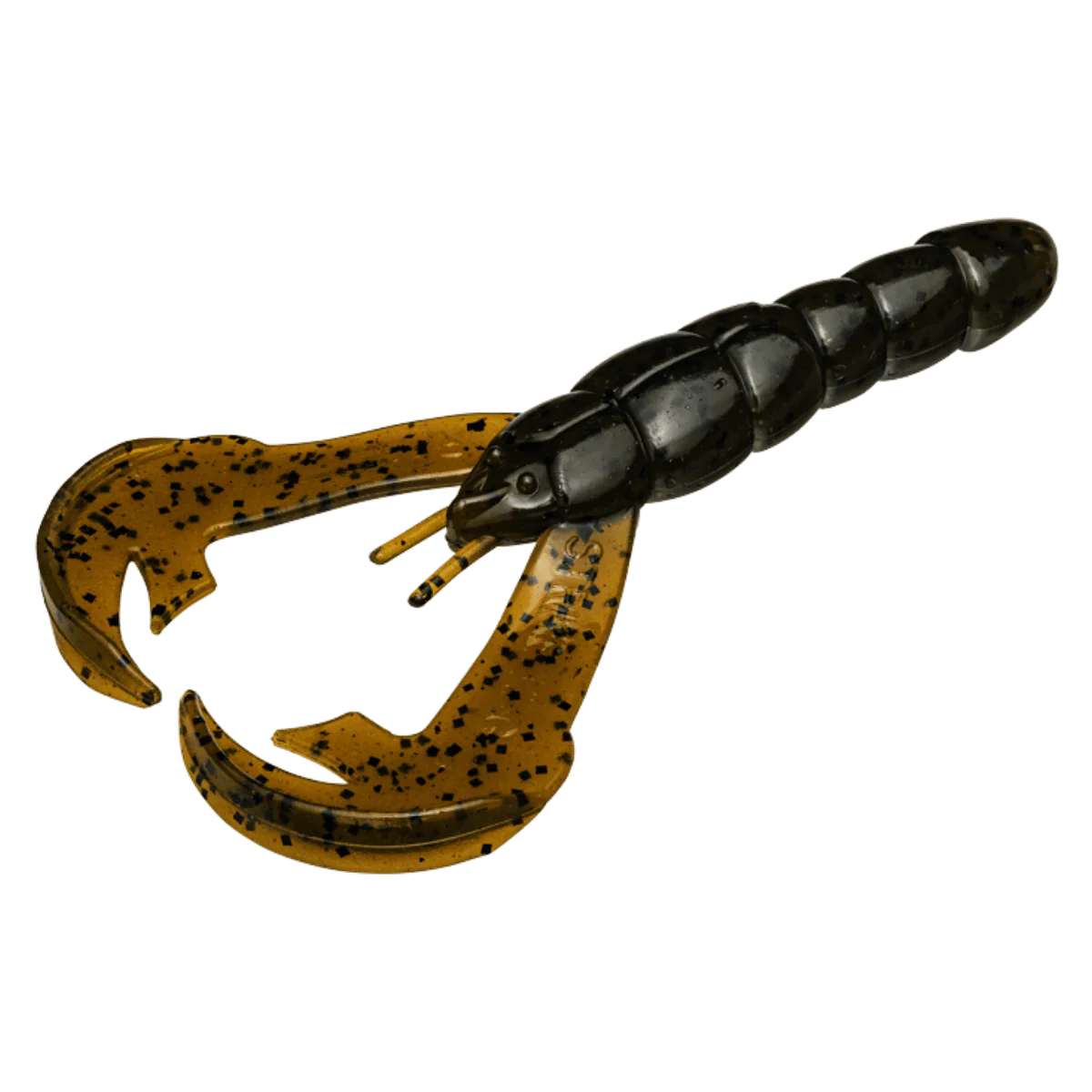 STRIKE KING RAGE TAIL CRAW GREEN PUMPKIN 4 INCH