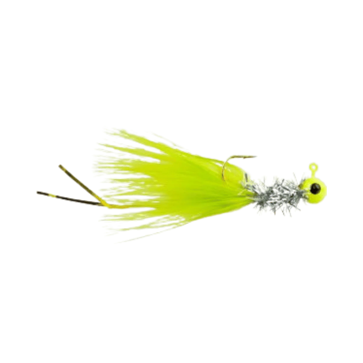 JOHNSON BEETLE BOU 4PK - CHARTREUSE CHROME TINSEL CHARTREUSE