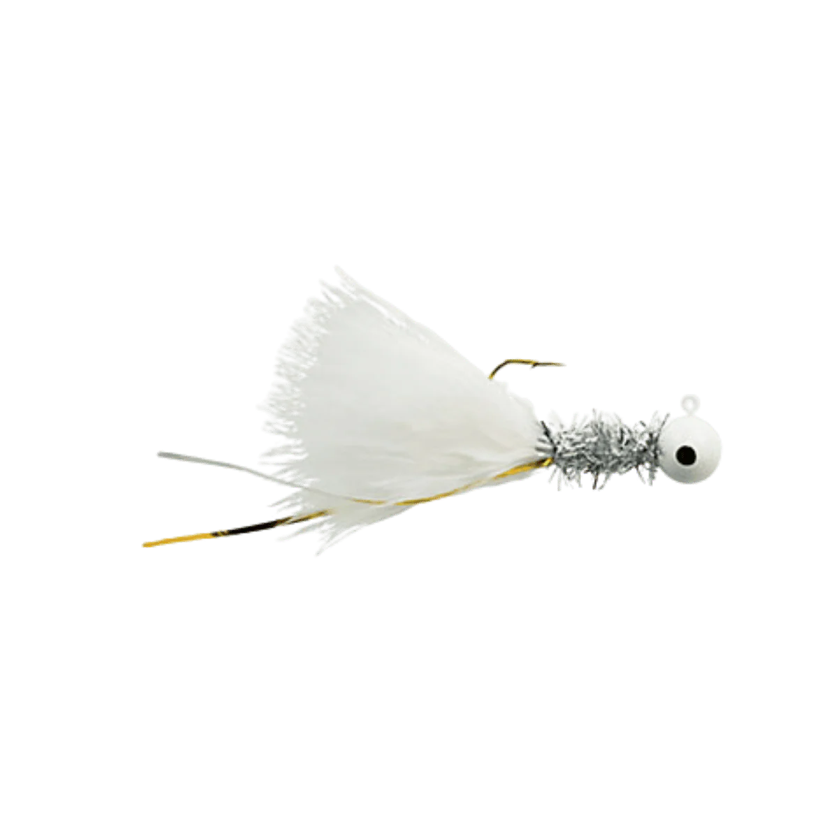 JOHNSON BEETLE BOU 4PK - WHITE CHROME TINSEL WHITE