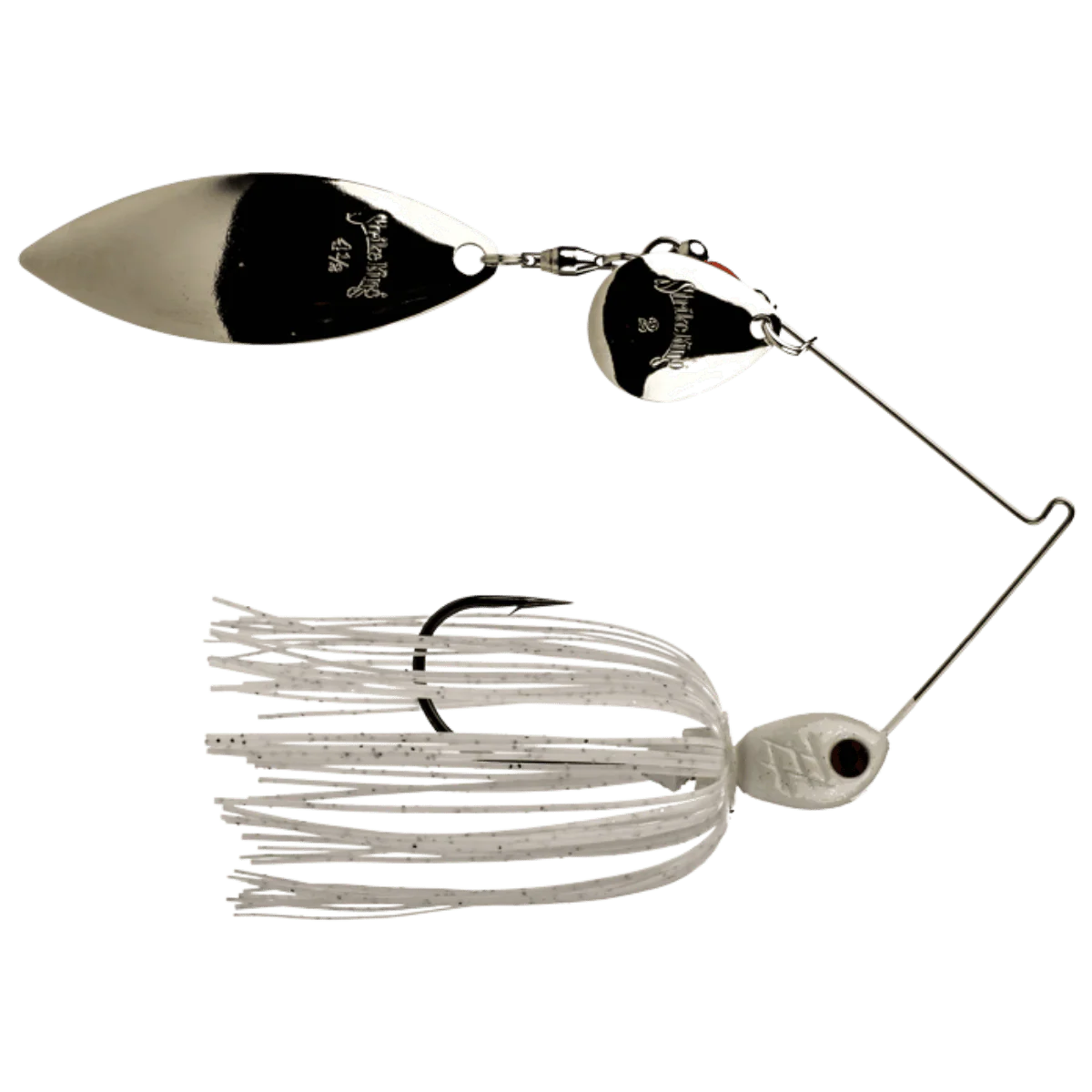 STRIKE KING PREMIER PRO MODEL SPINNERBAIT WHITE 3/8 OZ