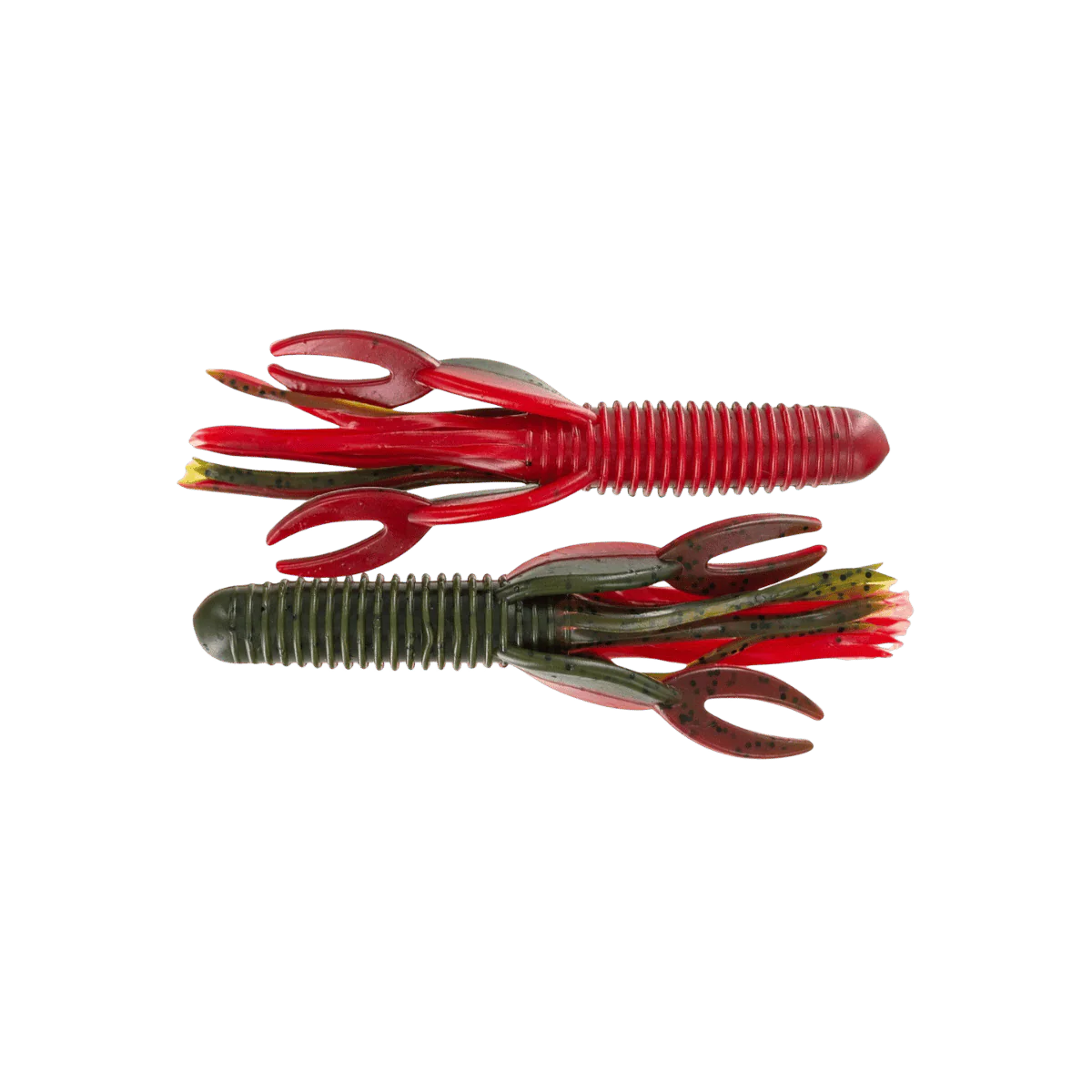 BIG BITE CRAW TUBE LURE 8PK - 4IN GREEN PUMPKIN RED