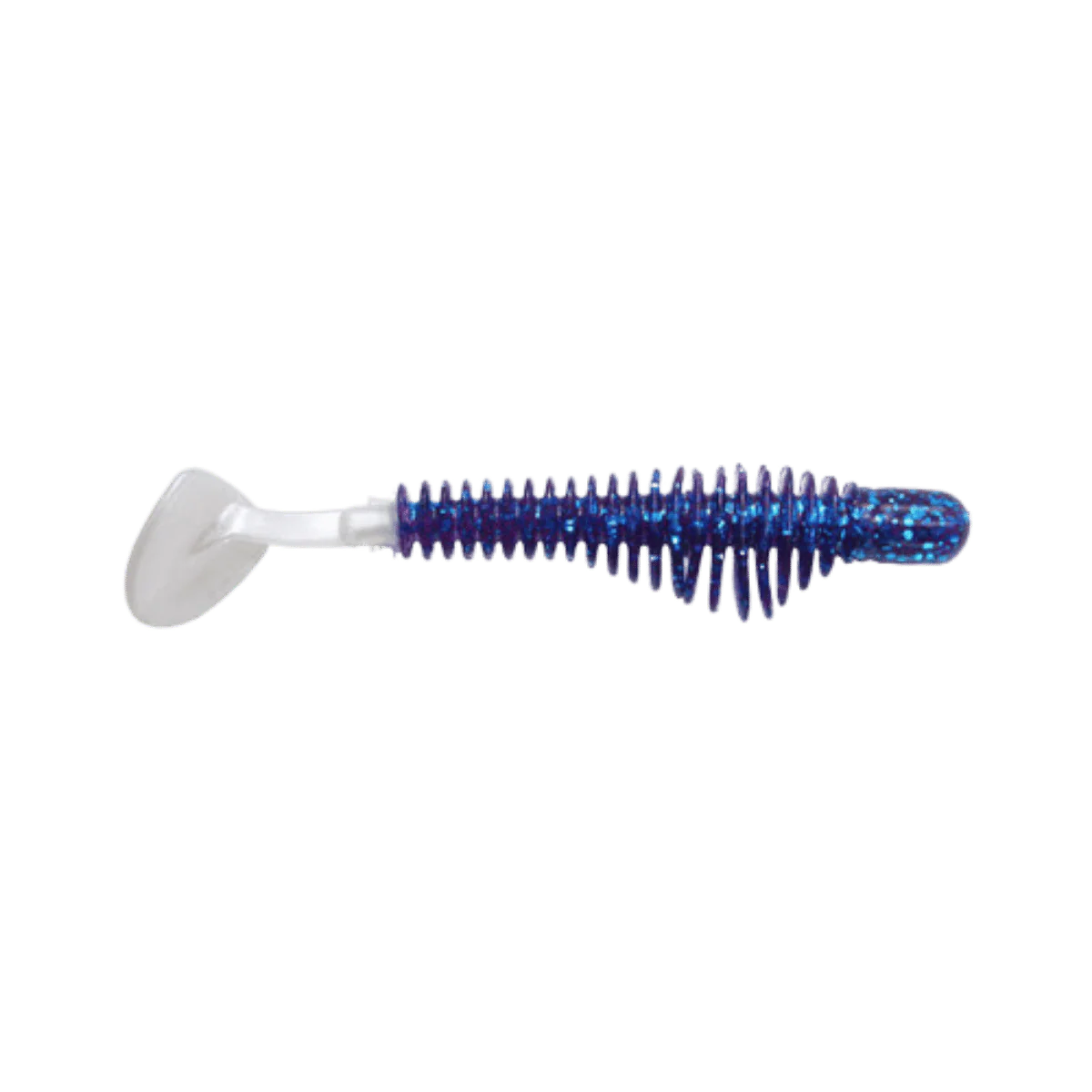 B-FISH-N PULSER PADDLE TAIL 8PK 3.25IN ELECTRIC BLUE/WHITE
