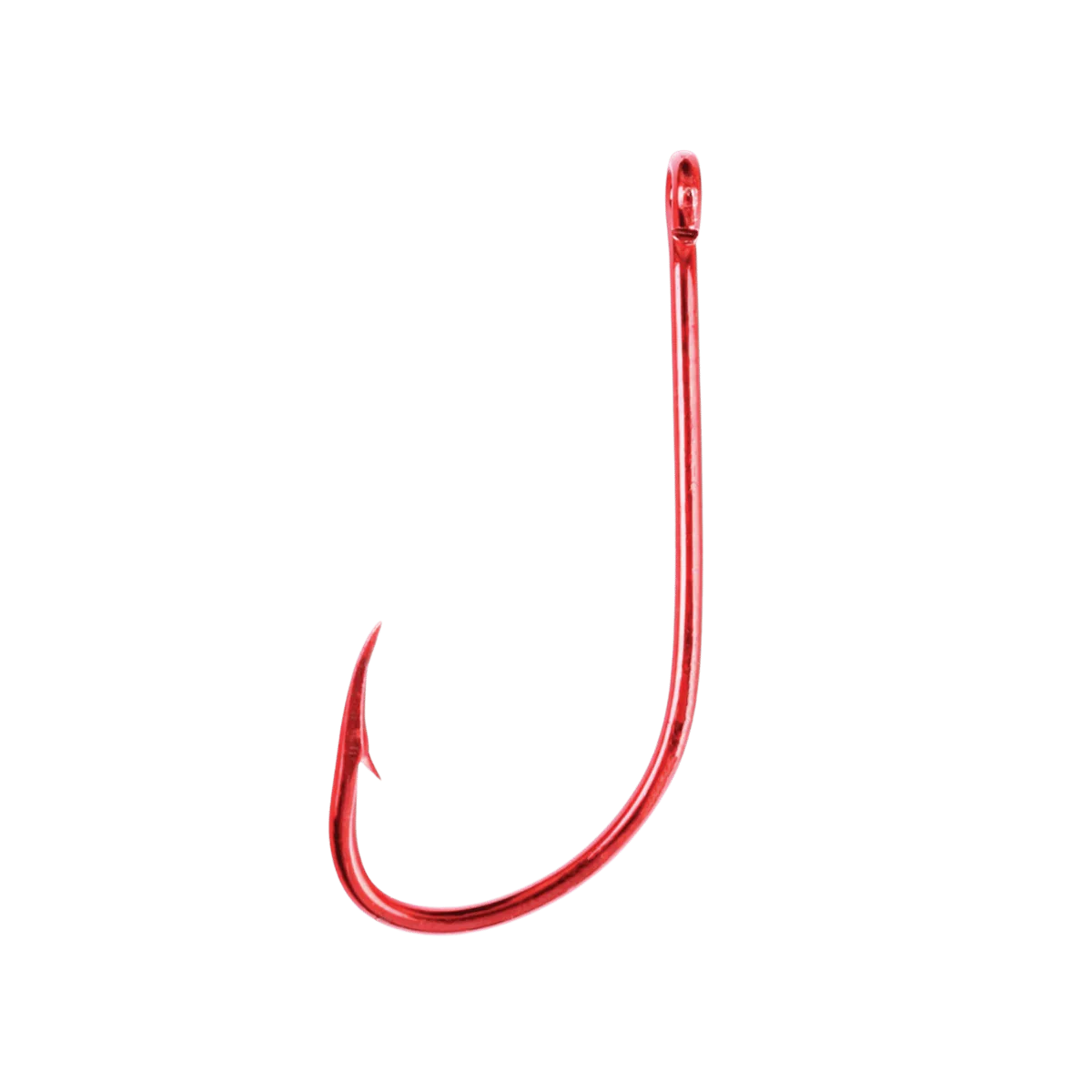 EAGLECLAW PLAIN SHANK 10PK STANDARD RED SIZE 1/0