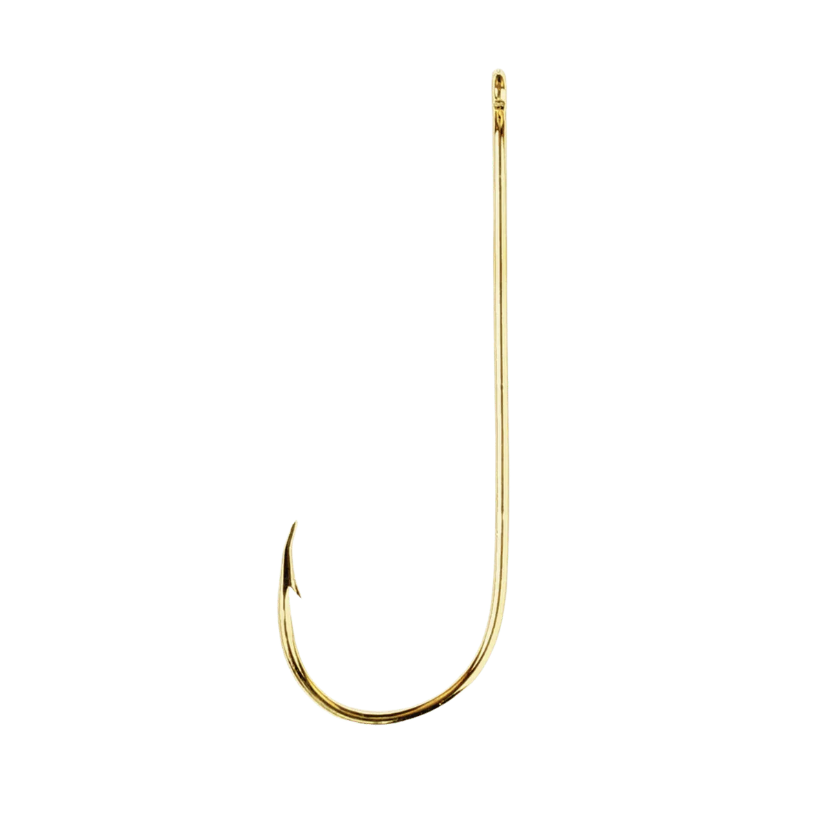 EAGLECLAW ABERDEEN LIGHT WIRE NON-OFFSET STANDARD GOLD SIZE #4 - 8 PACK