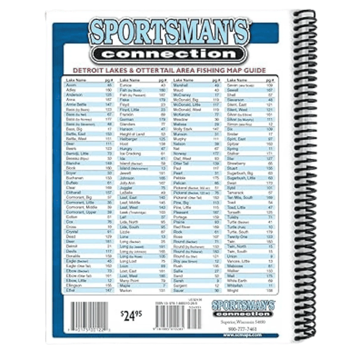 SPORTSMAN`S CONNECTION DETROIT LAKES/OTTER TAIL MAP - Image 2