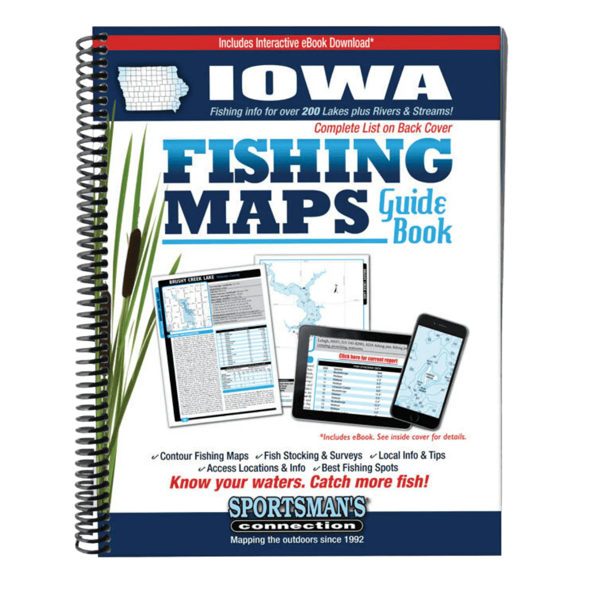 SPORTSMAN`S CONNECTION IOWA FISHING MAP GUIDE