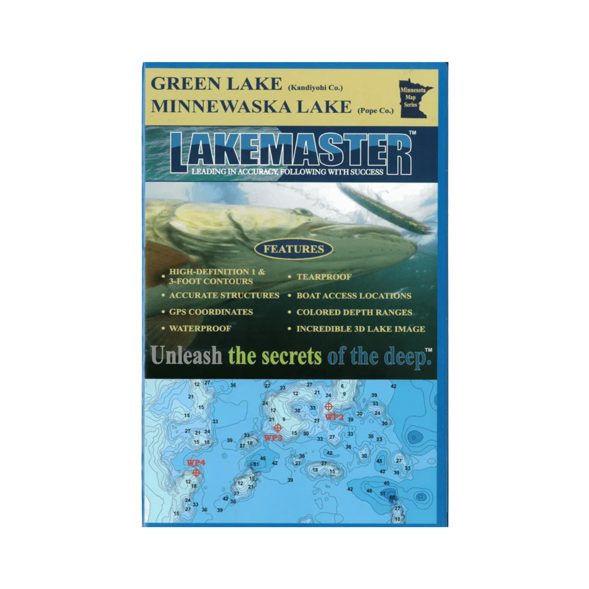 LAKE MASTER PROMAPS GREEN/MINNEWASKA LAKE