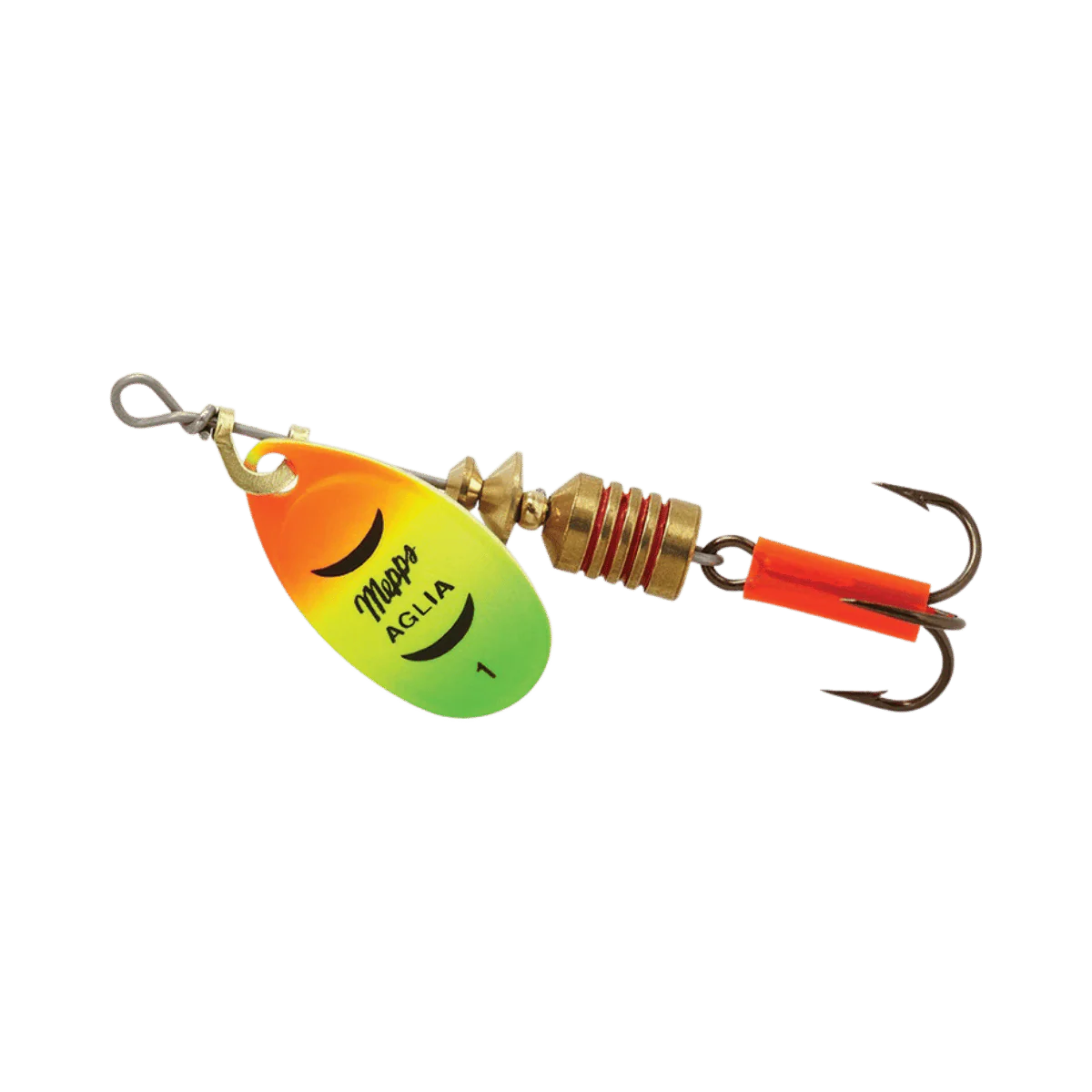 MEPPS AGLIA SPINR-PLAIN 1/8OZ - HOT FIRETIGER