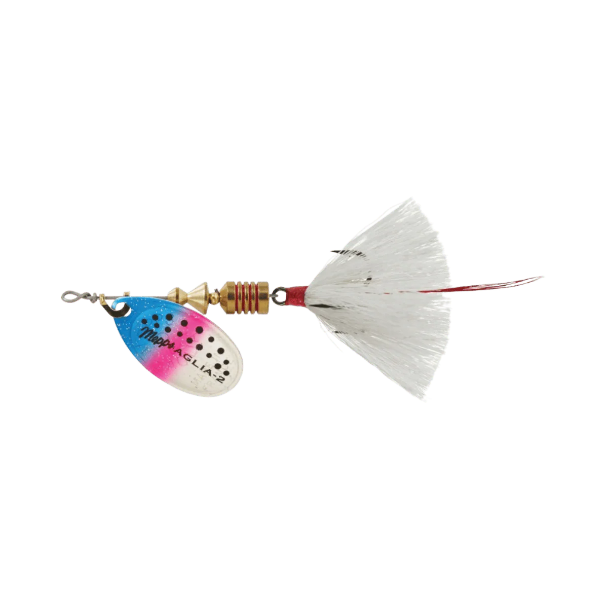 MEPPS AGLIA DRESS 1/6OZ - RAINBOW TROUT-WHITE