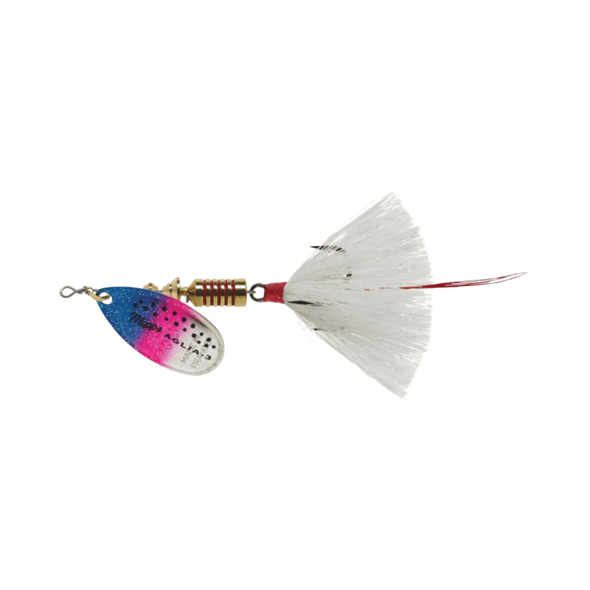 MEPPS AGLIA DRESS 1/4OZ - RAINBOW TROUT/ WHITETAIL