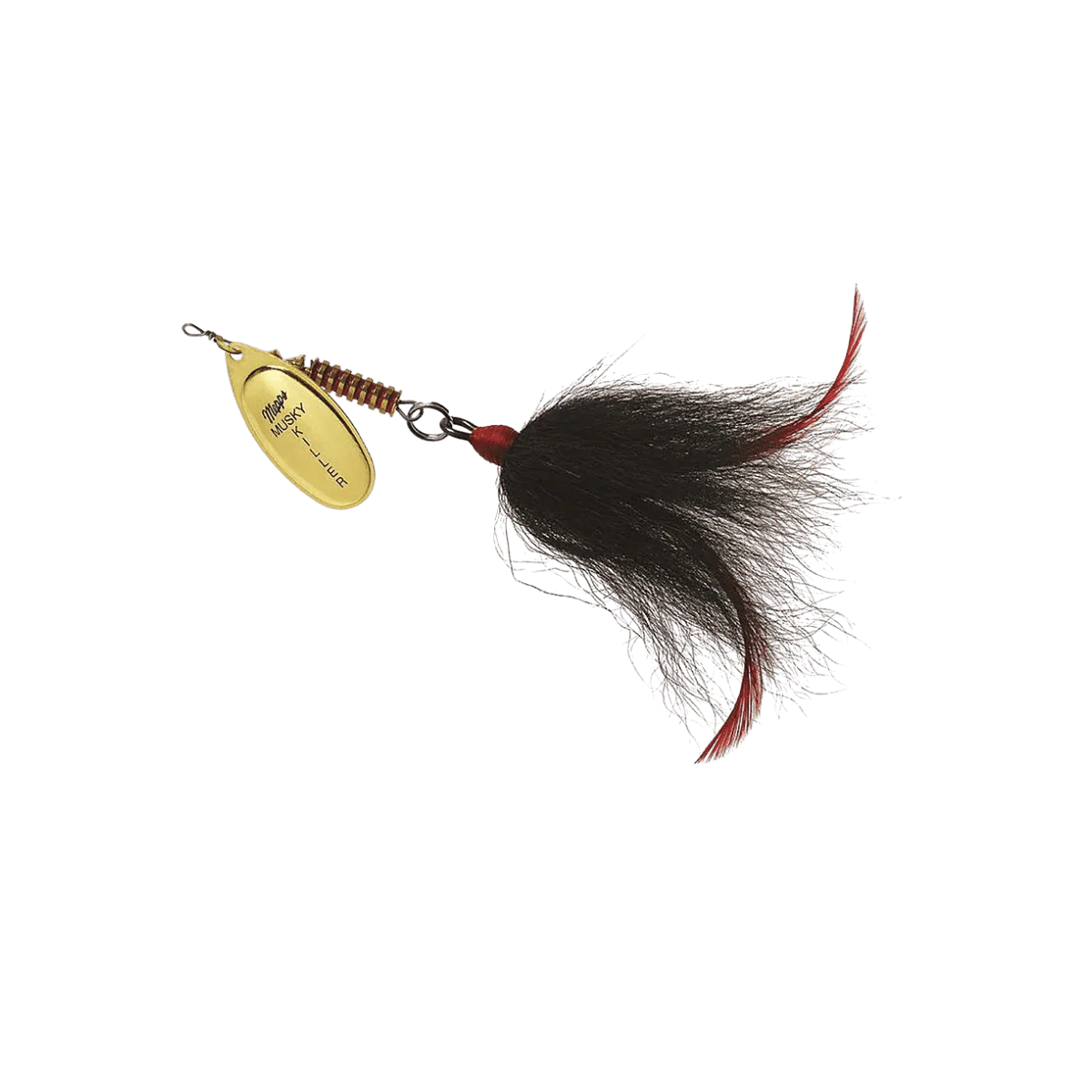 MEPPS MAGNUM MUSKY KILLER 1-1/4OZ SILVER BLACK TAIL