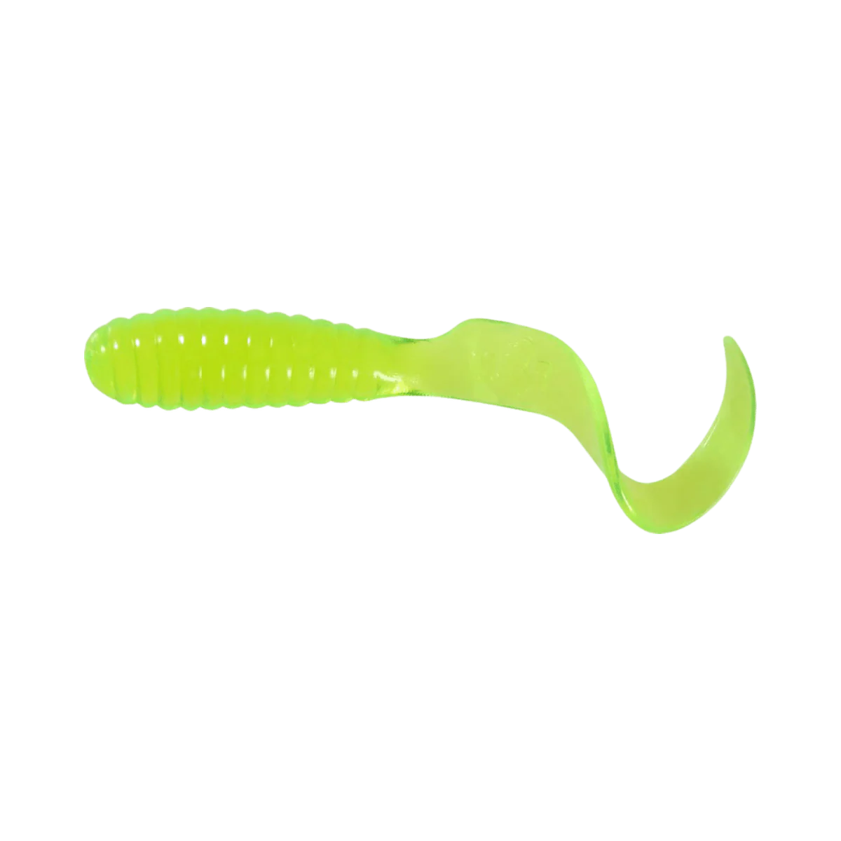 MISTER TWISTER MEENY LURE 20PK 3IN - CHARTREUSE