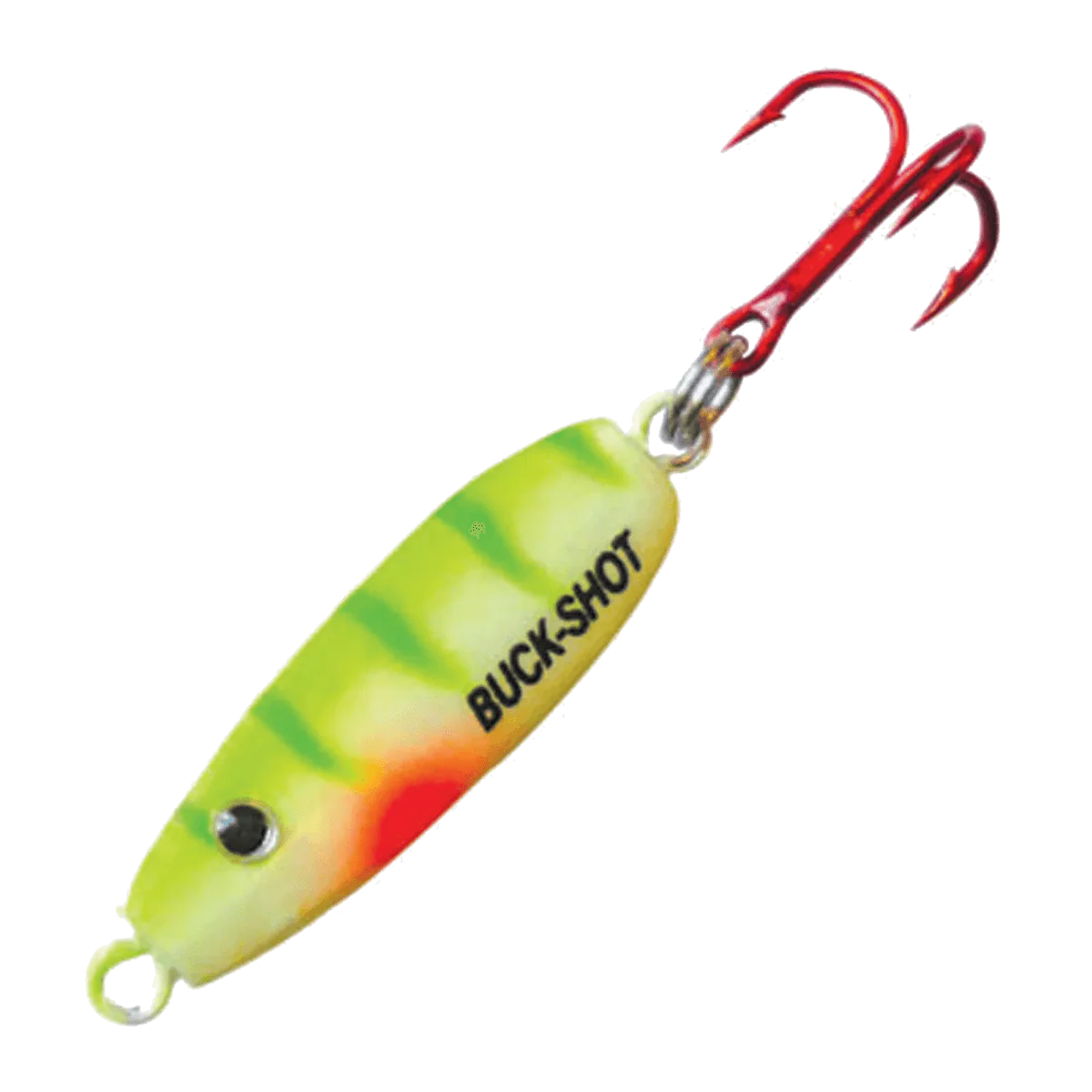 NORTHLAND UV BUCK-SHOT SPOON - GLO PERCH 1/16OZ