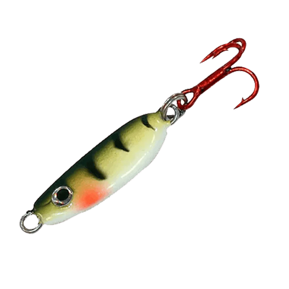 UV FORAGE MINNOW SPOON GREEN PERCH 1/8OZ