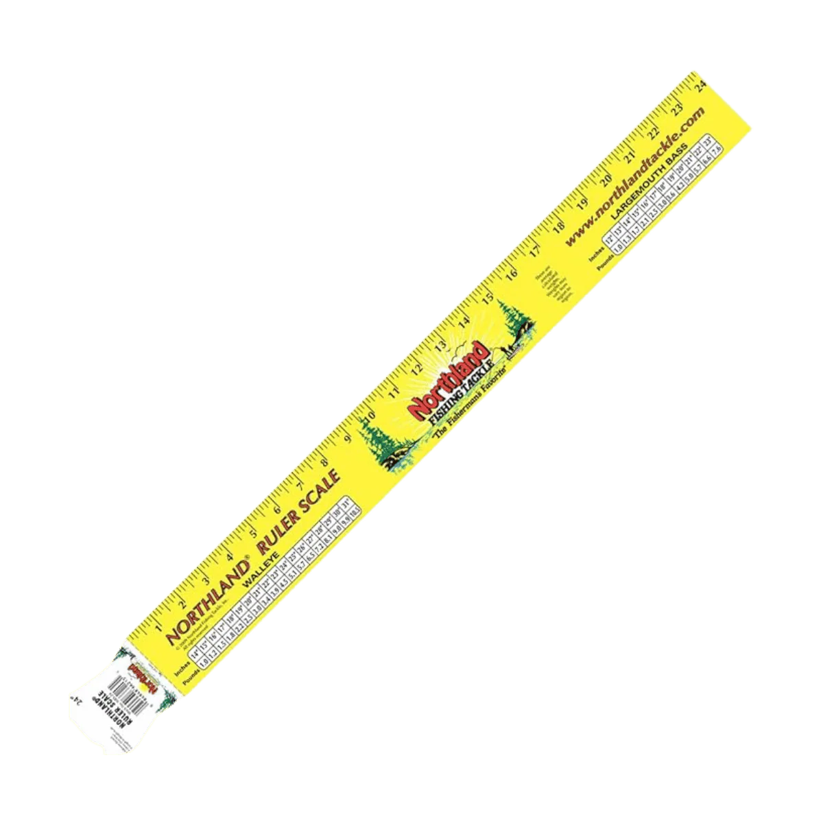 NORTHLAND RULER SCALE - 36IN - YELLOW