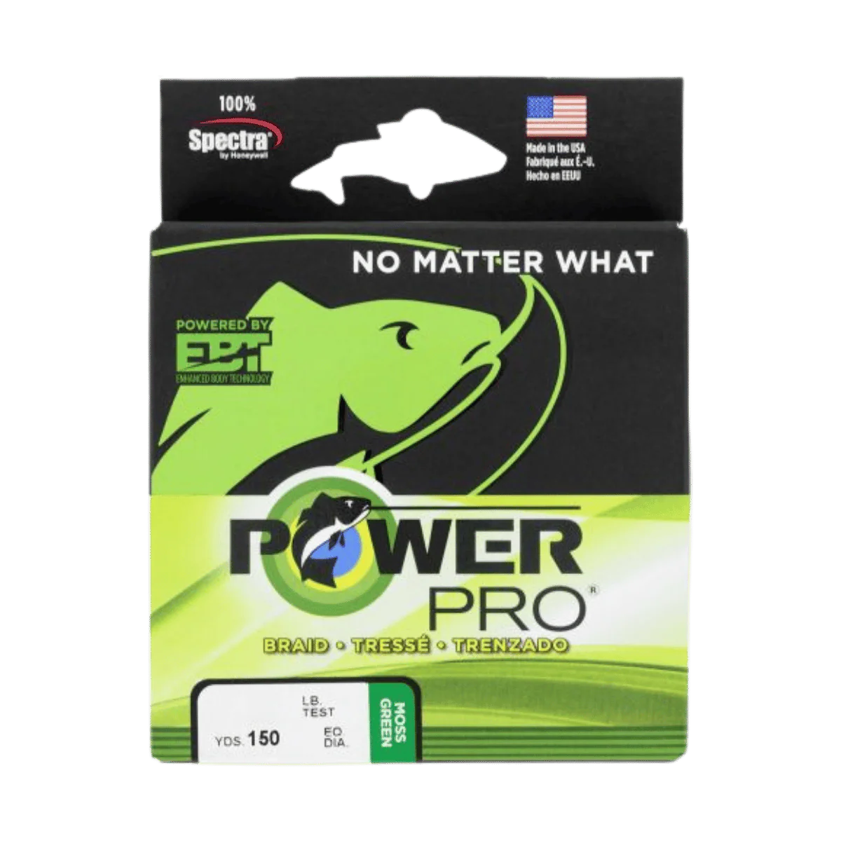 POWER PRO SPECTRA BRAID 150YD 50 LBS YELLOW
