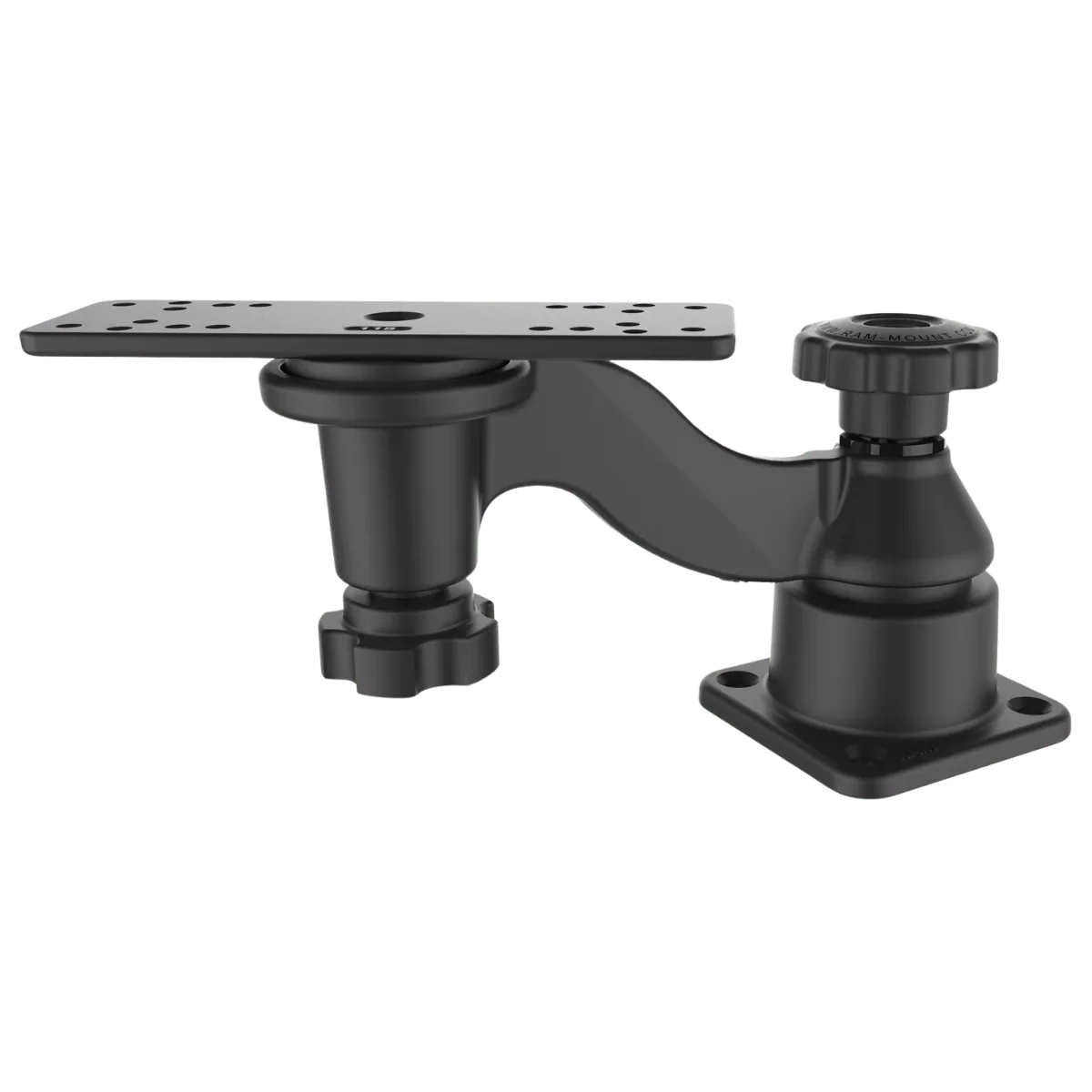 RAM HORIZONTAL 6" SWING ARM MOUNT FOR FISHFINDERS AND PLOTTERS