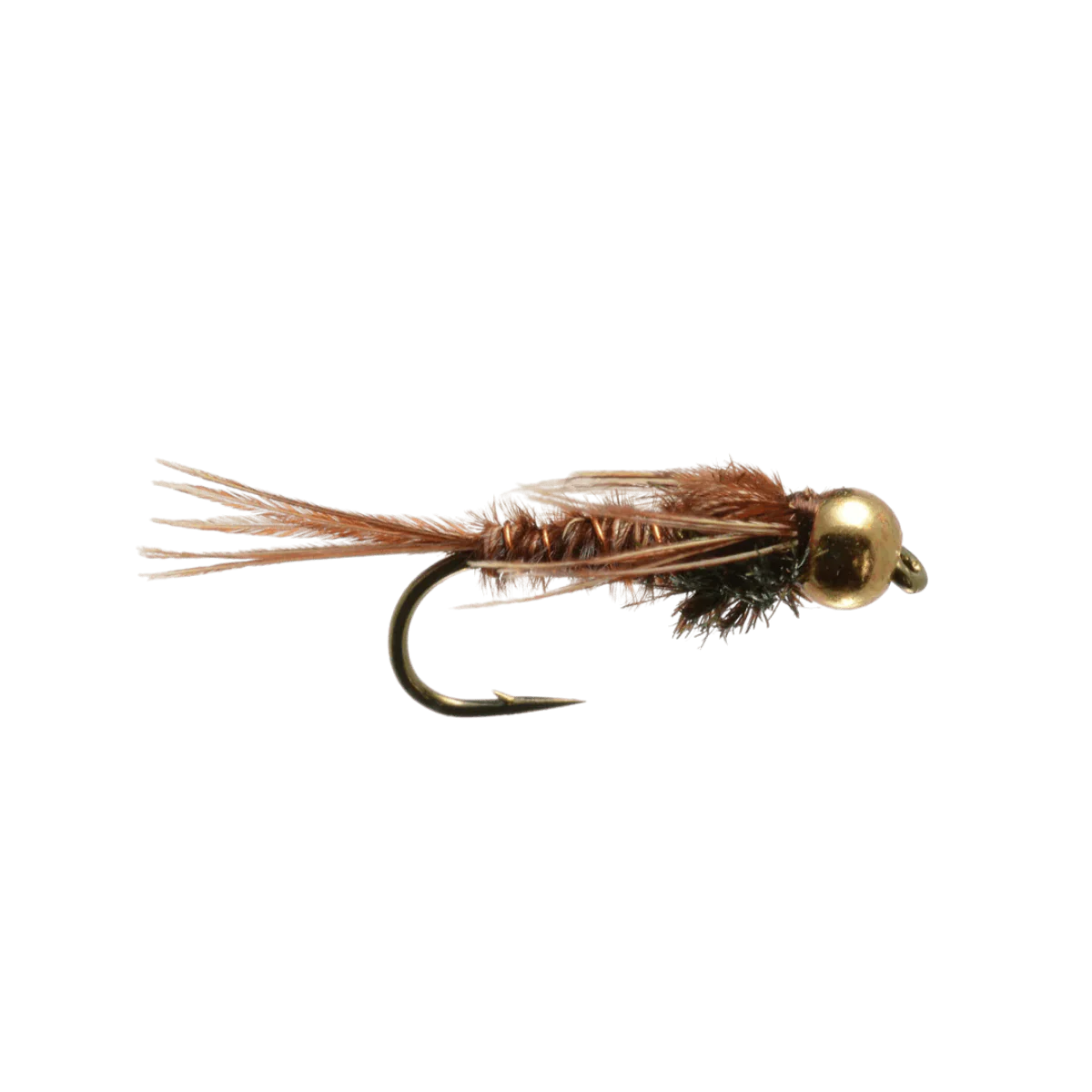 RAINY`S BEADHEAD PHEASANT TAIL FLY - NATURAL #14