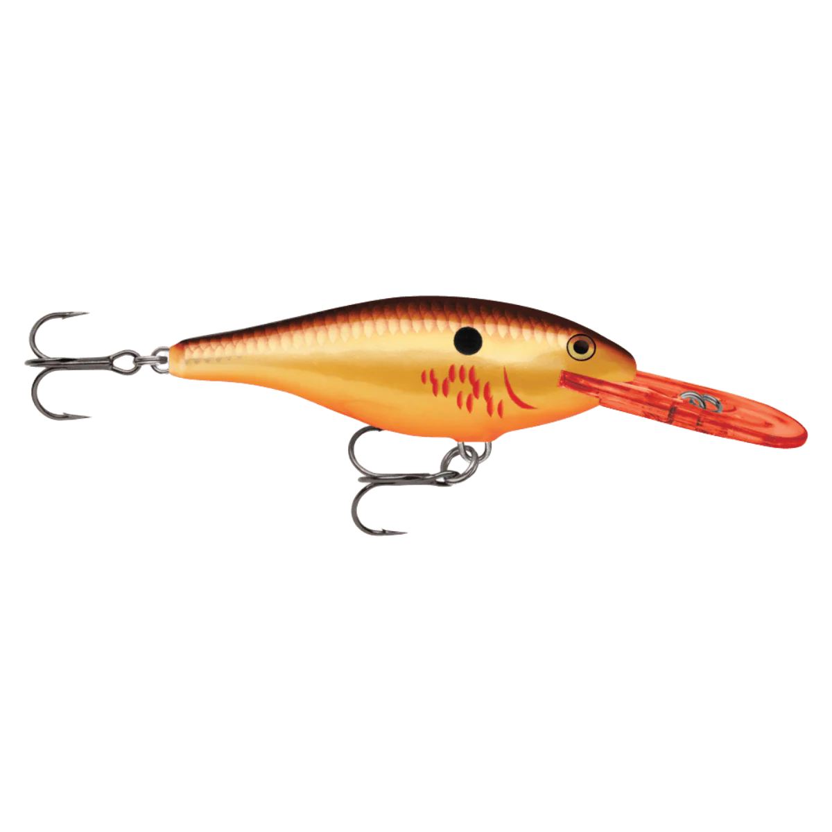 RAPALA SHAD RAPALA 05 - BLEEDING COPPER FLASH