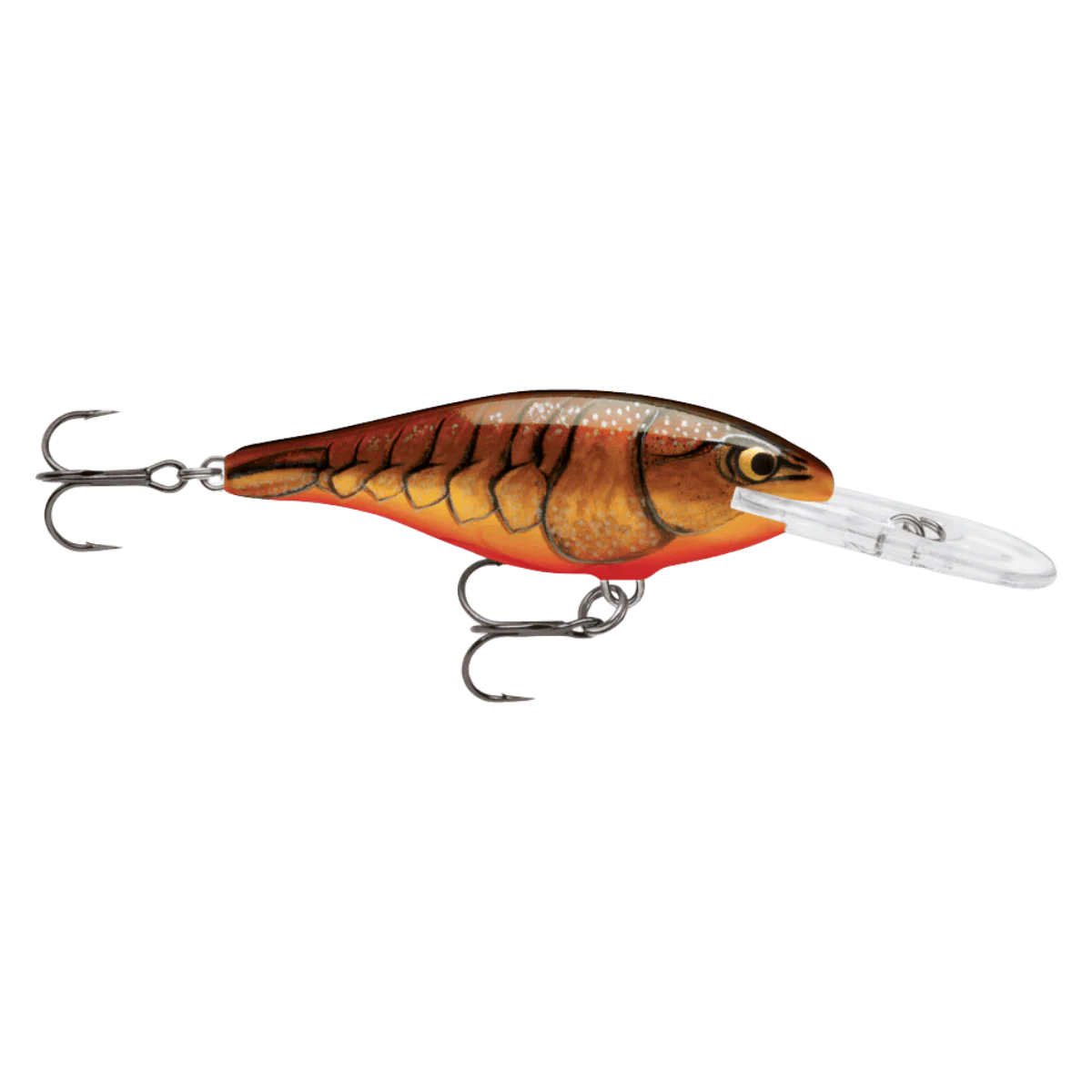 RAPALA SHAD RAPALA 07 2-3/4IN - DARK BROWN CRAWDAD