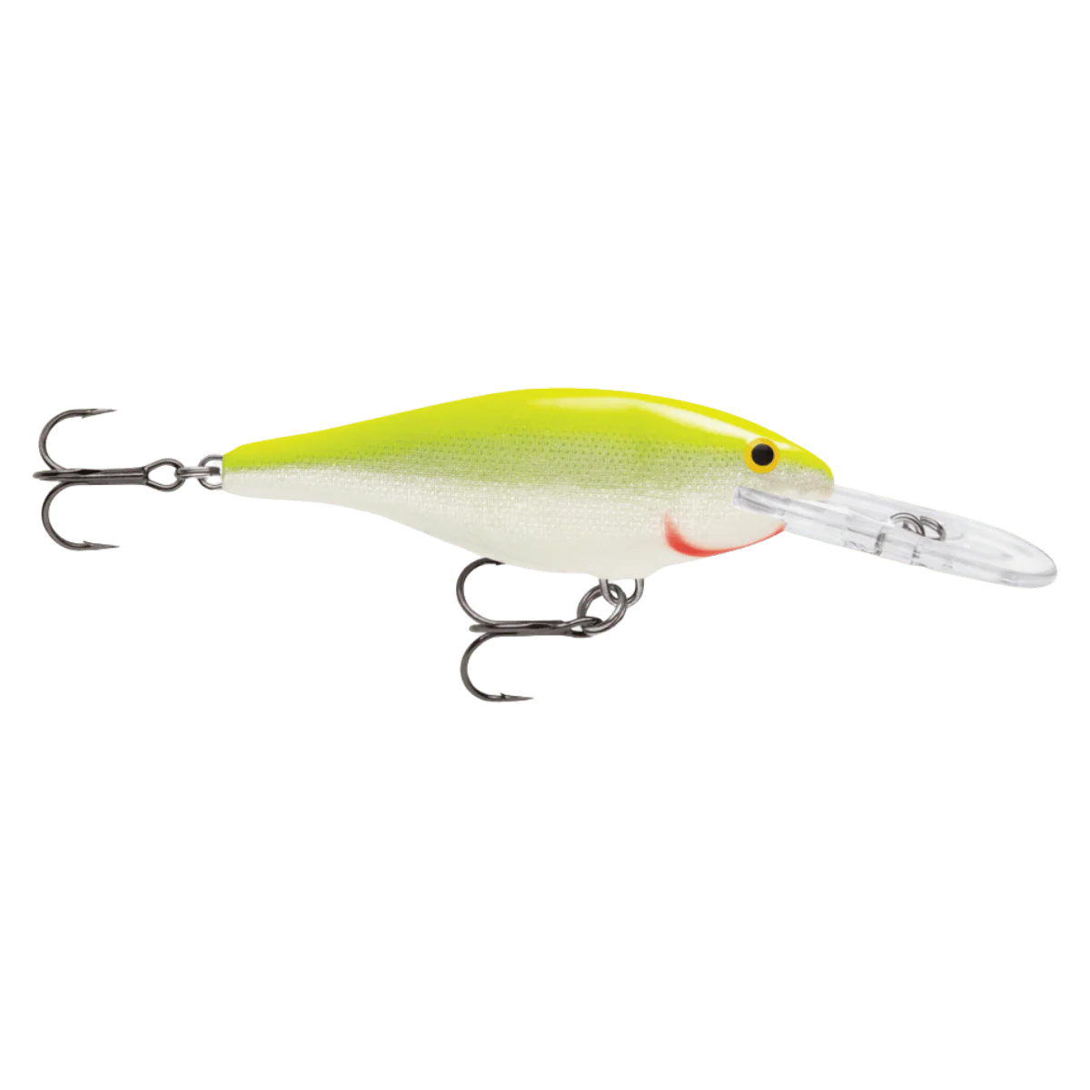 RAPALA SHAD RAPALA 08 - SILVER FLUORESCENT CHARTREUSE
