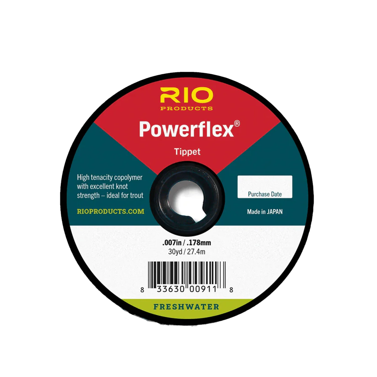 RIO POWERFLEX TIPPET 30 YARDS - 6X
