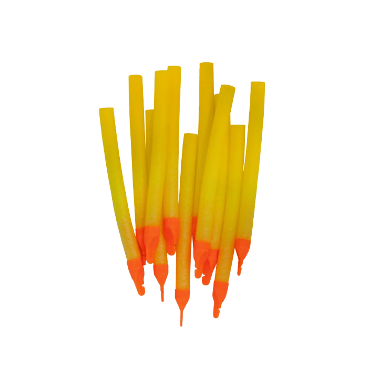 ROD-N-BOBBS MR ICE FOAM BOBBER 4PACK - ICE YELLOW 3IN" - Image 2