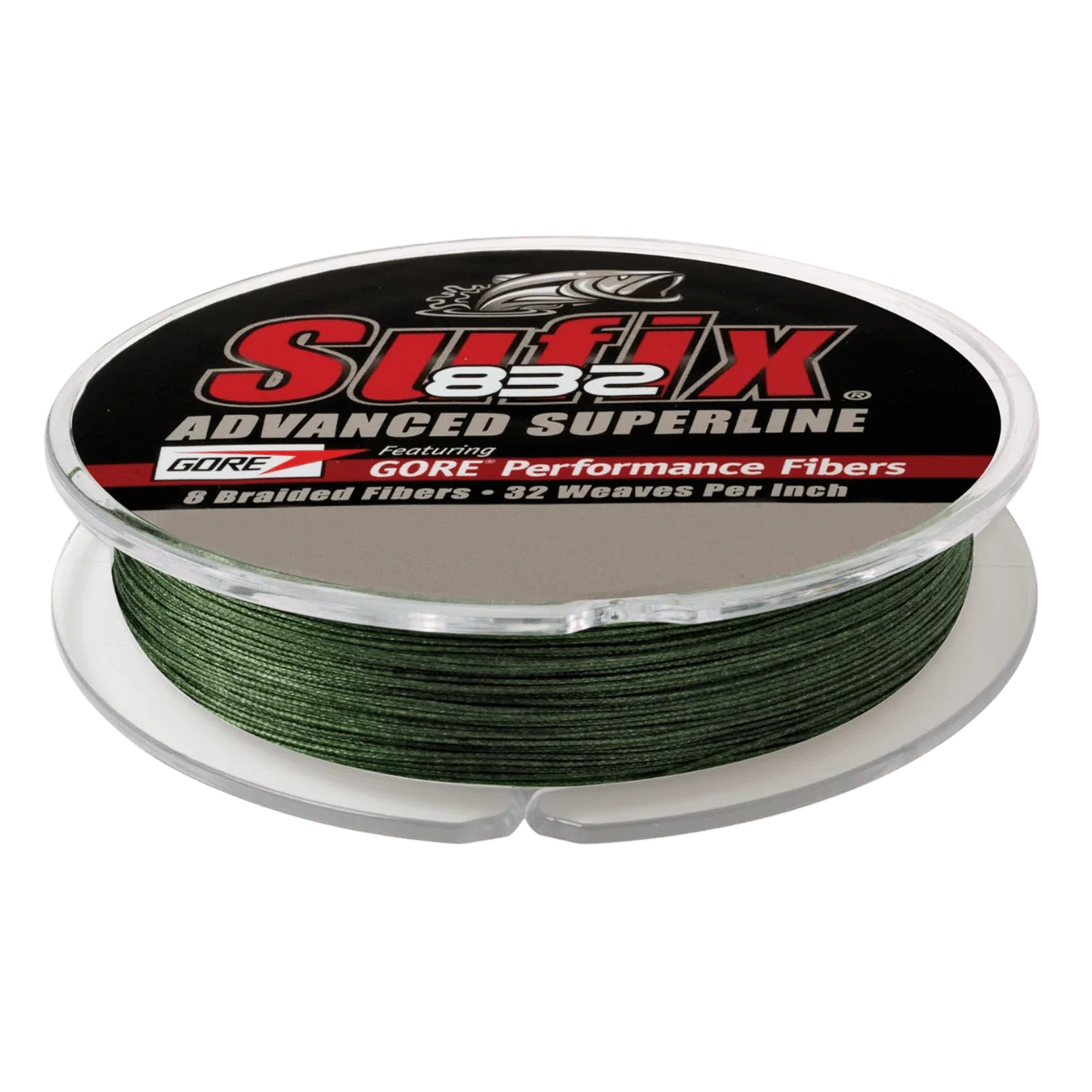 SUFIX 832 BRAID 150YD - 06 LBS LOW VIS GREEN FISHING LINE