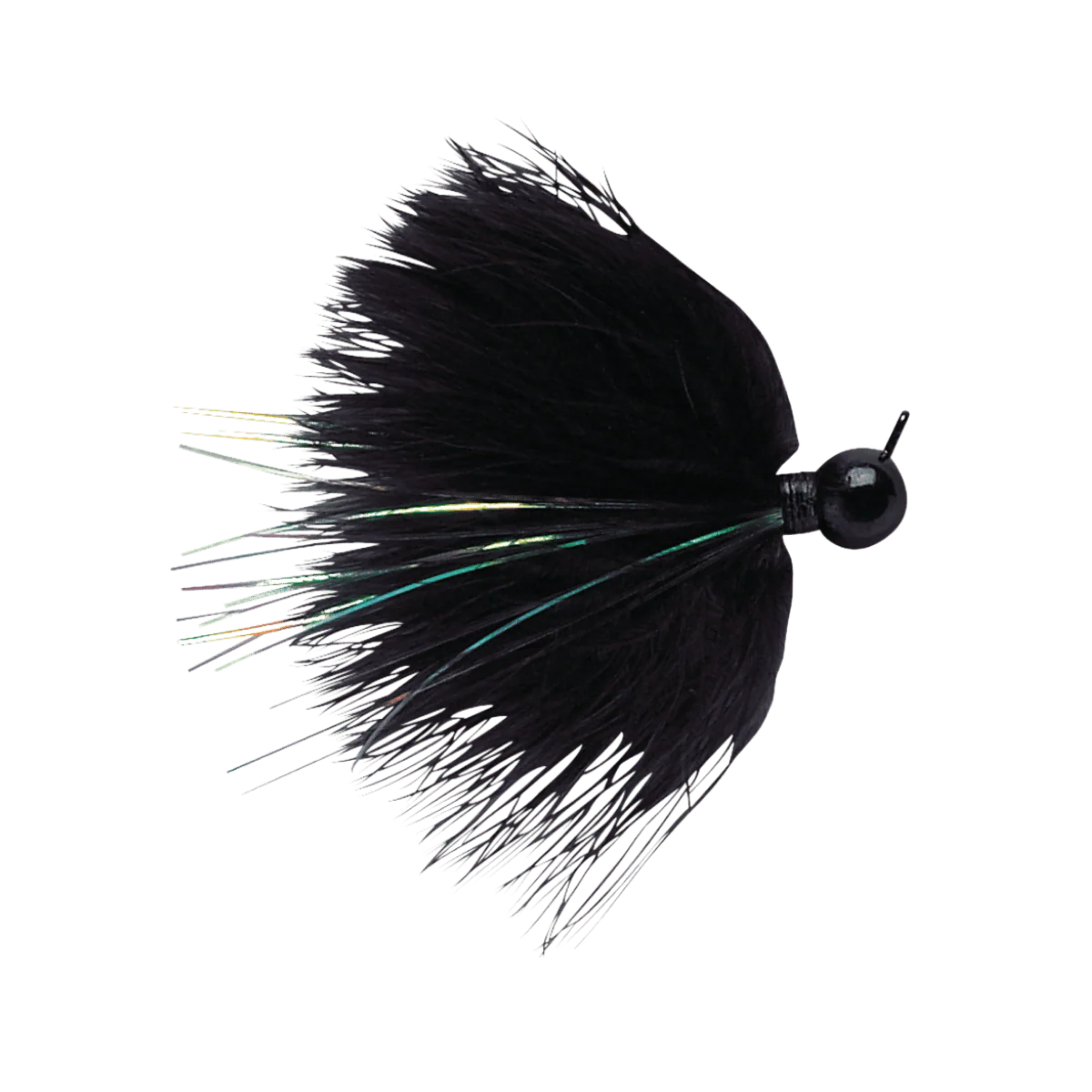 VMC DOMINATOR MARABOU JIG 1/8OZ - BLACK