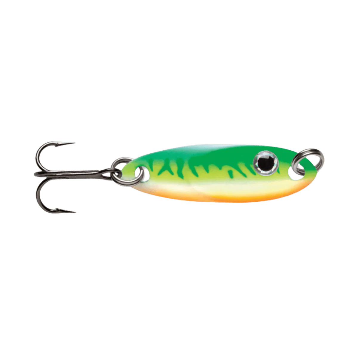 VMC FLASH CHAMP SPOON 1/8OZ - GLOW GREEN FIRE UV