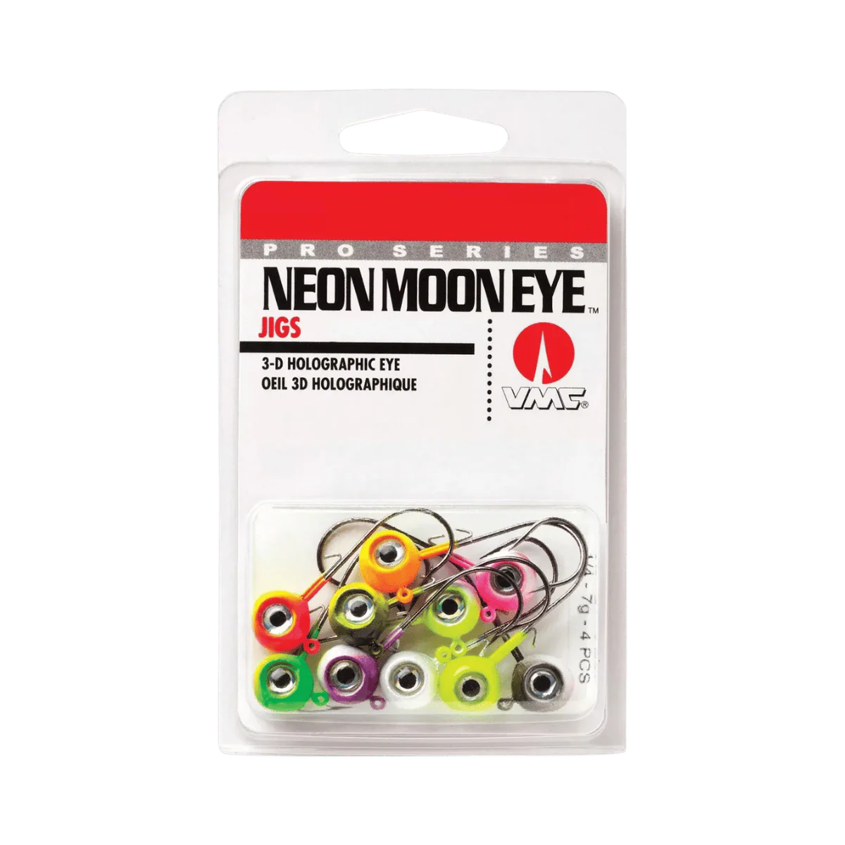 VMC NEON MOON EYE UV JIG KIT 1/8 - ASSORTED
