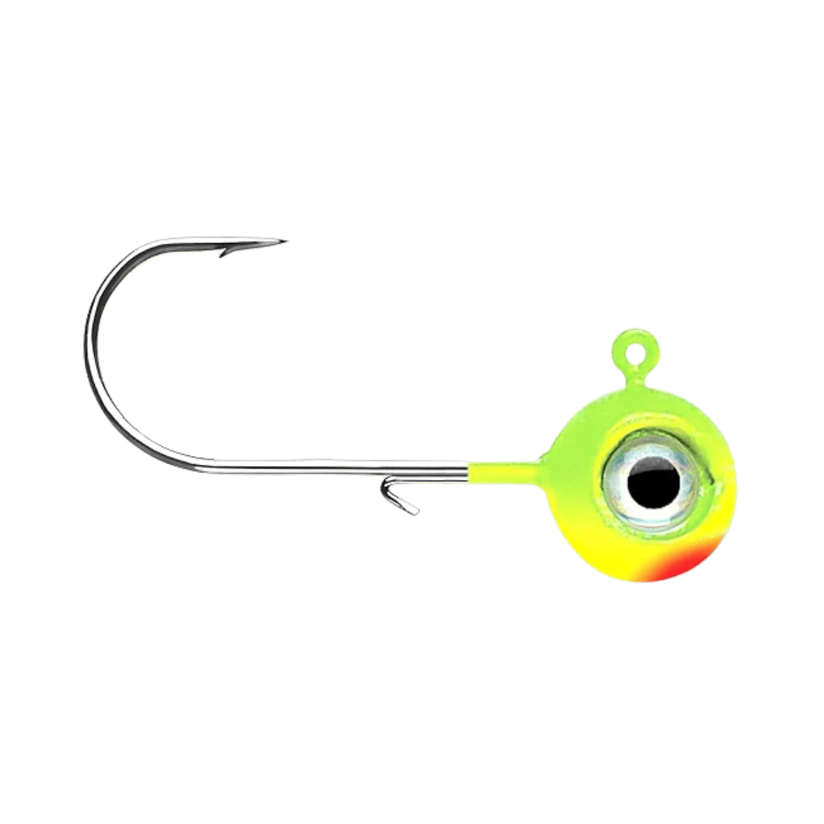 VMC NEON MOON EYE JIG 3/8OZ CHARTREUSE LIME GREEN