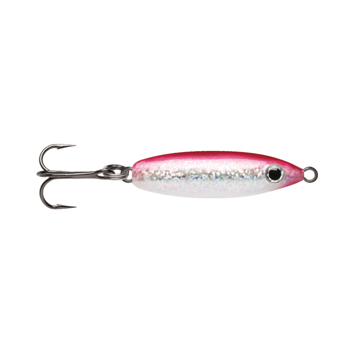 VMC RATTLE SPOON - 1/8OZ - GLOW RED SHINER