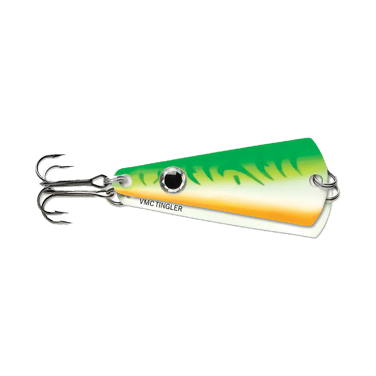 VMC TINGLER SPOON - 1/16oz - GLOW GRN FIRE UV