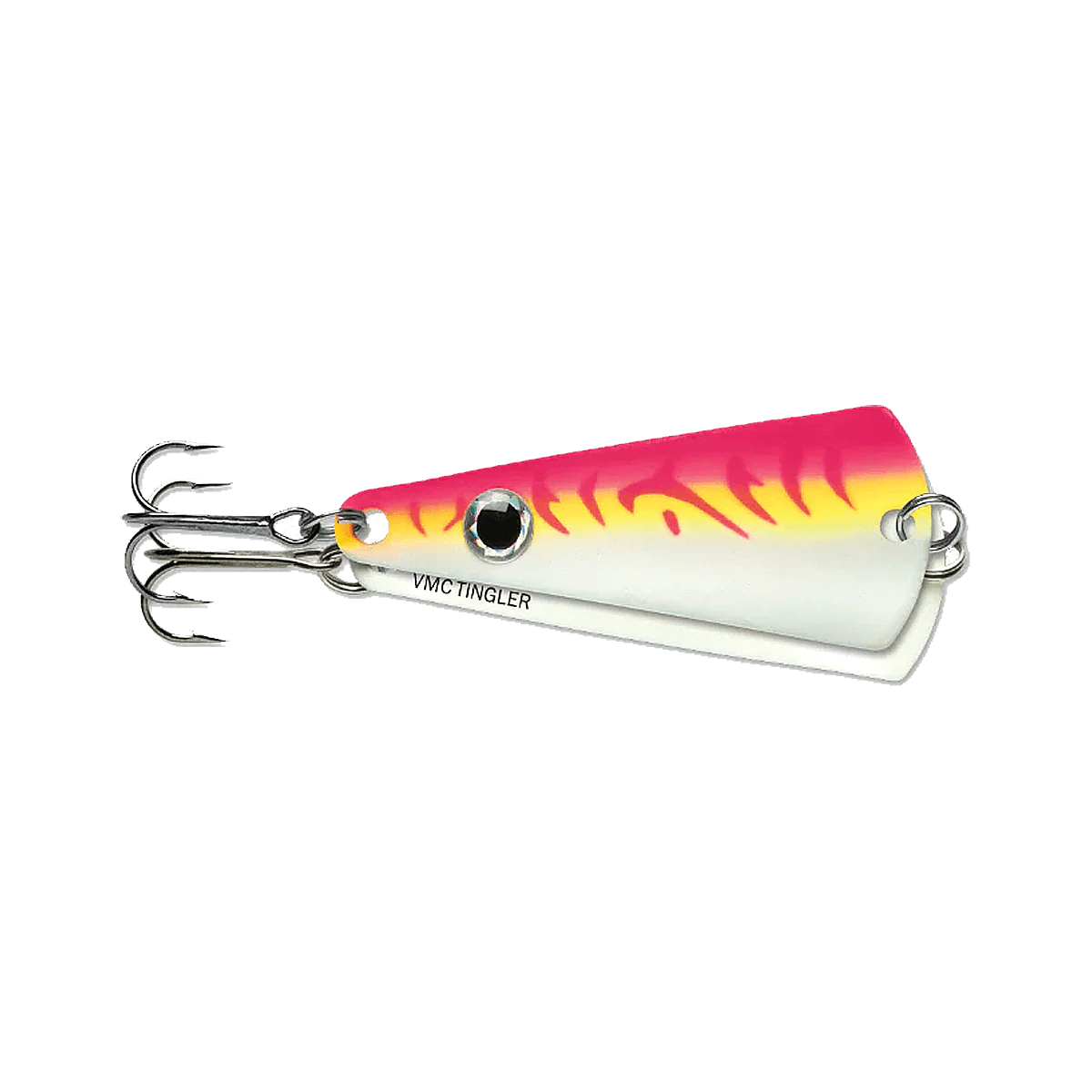 VMC TINGLER SPOON - 1/16oz - GLOW PINK FIRE UV