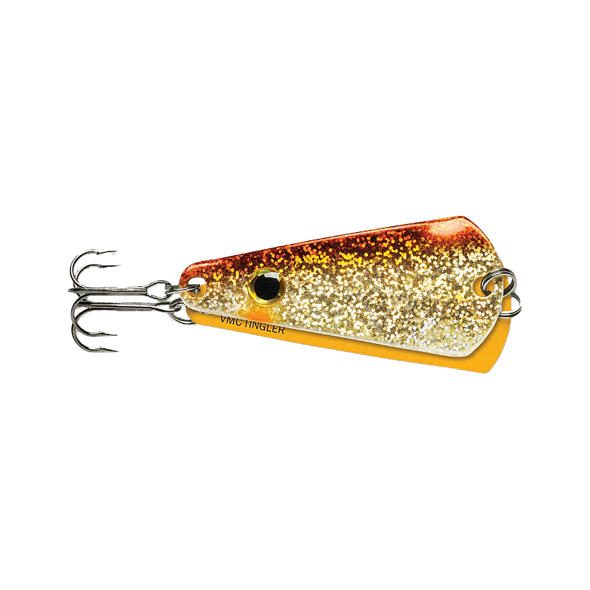 VMC TINGLER SPOON - 1/8oz - GLOW GOLD FISH