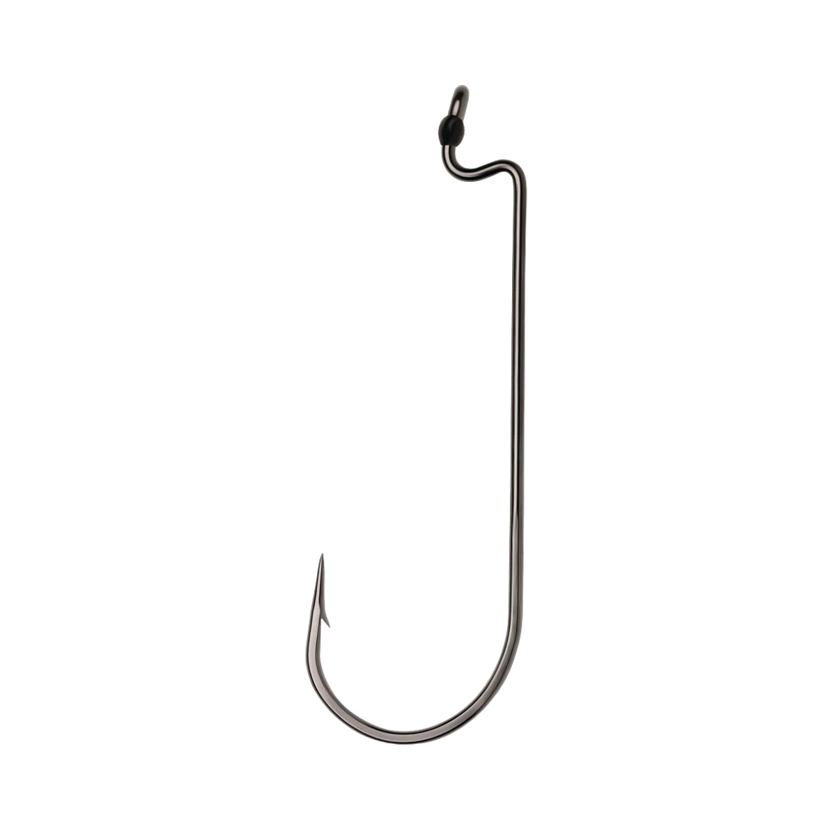 VMC WORM HOOK - #5/0 BLACK NICKEL