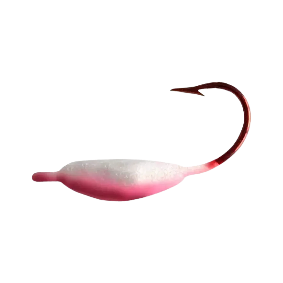 NW METRO TACKLE MOON GLOW JIG 2PK - UV WHITE/PINK 4"