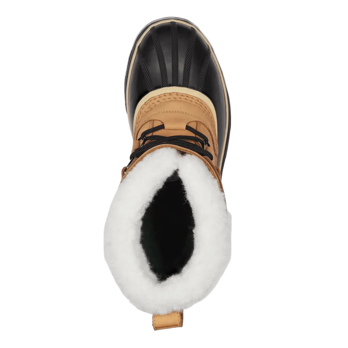 SOREL MEN'S CARIBOU WATERPROOF 9MM FELT LINER SNOW BOOTS - BUFF - Image 5